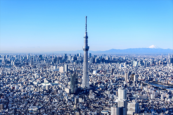 高さ634mの世界一の自立電波塔「東京スカイツリー」開業